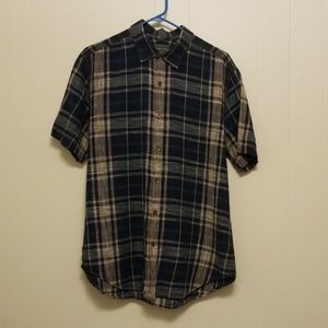Cooper Jones Short Sleeve Casual Linen Button-down